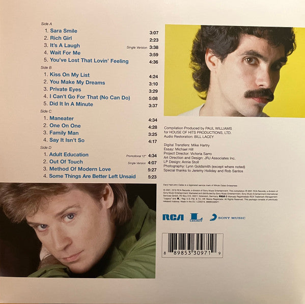 Daryl Hall John Oates – The Very Best Of / DISCO DOBLE (NUEVO, SELLADO) BOXV29