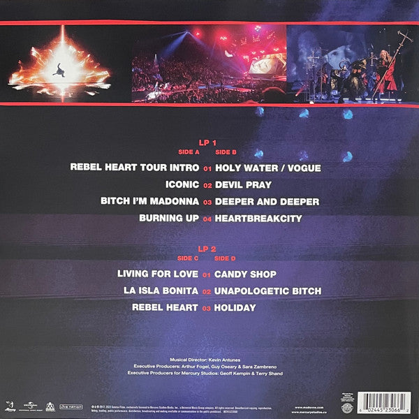 Madonna – Rebel Heart Tour / VINILO DOBLE (NUEVO, SELLADO) BOXV31