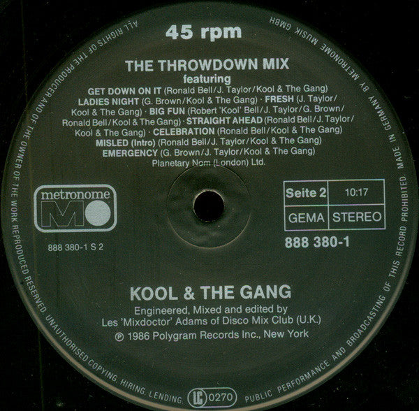 Kool & The Gang – Stone Love (Club Mix, Incluye The Throwdown Mix) (NM) BOX7