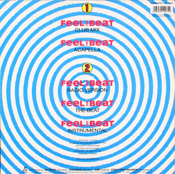 2 Static Feat. Nasty Cat– Feel That Beat (VG+) BOX12
