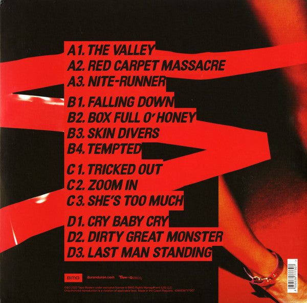 Duran Duran – Red Carpet Massacre / DISCO DOBLE (NUEVO, SELLADO) BOXV31
