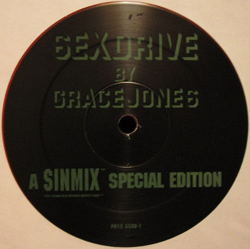 Grace Jones – Sex Drive (VG+, DISCO ROJO, FUNDA GENÉRICA NEGRA) BOXE2