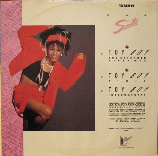 Sinitta – Toy Boy (The Extended Bicep Mix) (NM, FUNDA EX) BOX10