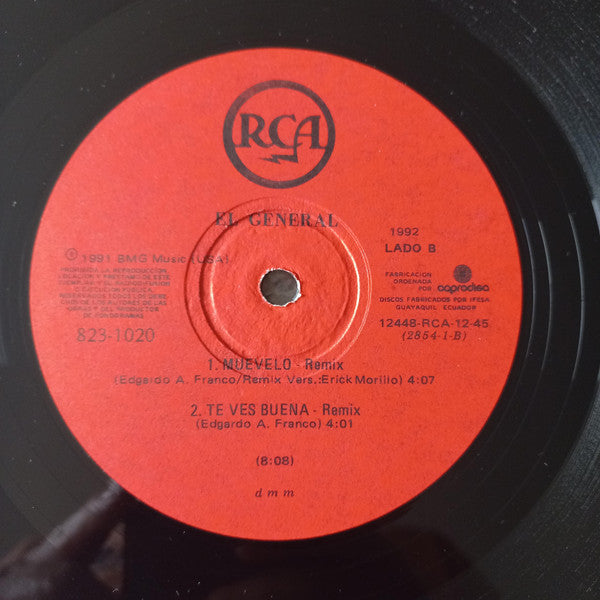 El General – Muévelo (MINT, PROMO, FUNDA GENÉRICA NEGRA) BOX17