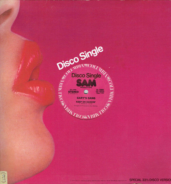 Gary's Gang – Keep On Dancin' / Do It At The Disco (VG+, FUNDA GENÉRICA) BOX23