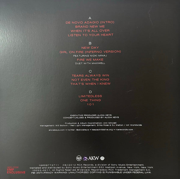 Alicia Keys – Girl On Fire / DISCO DOBLE (NUEVO, SELLADO) BOXV3