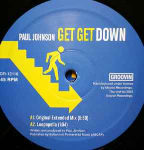 Paul Johnson – Get Get Down (MINT, NUEVO NO SELLADO) BOX15