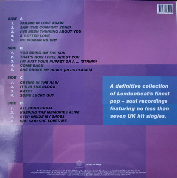 Londonbeat – The Very Best Of / DISCO DOBLE (NUEVO, SELLADO) BOXV29