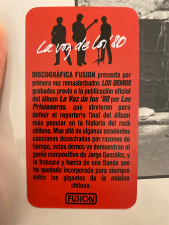 Los Prisioneros – La Voz De Los '80 (Los Demos) (NUEVO, SELLADO) BOXV4