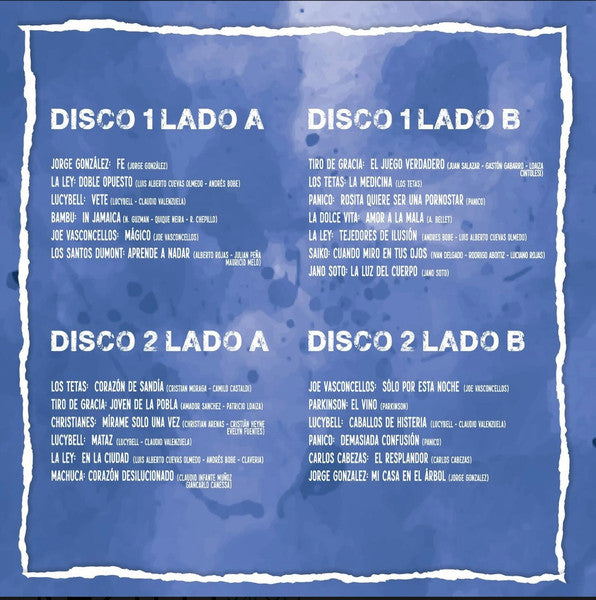 Varios – Rock Chileno De Los 90 'S / DISCO DOBLE (NUEVO, SELLADO) BOXV5