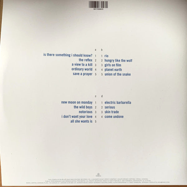 Duran Duran – Greatest / DISCO DOBLE (NUEVO, SELLADO)