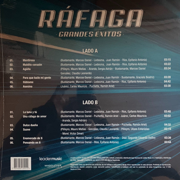 RÁFAGA – GRANDES EXITOS (NUEVO, SELLADO) BOXV5