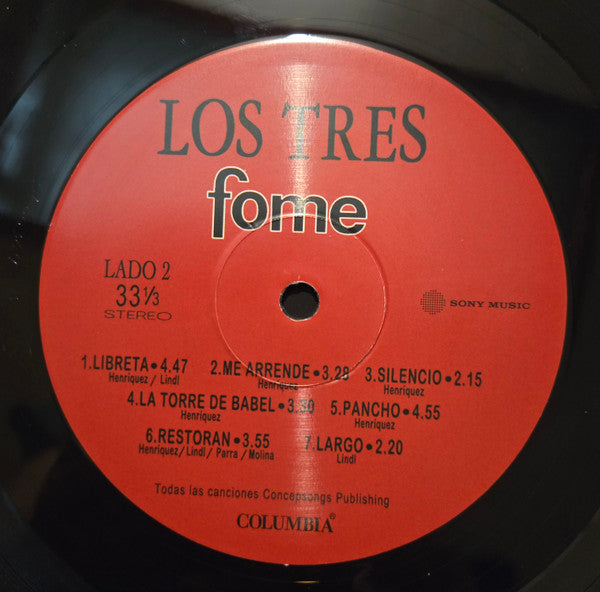Los Tres – Fome (NUEVO, SELLADO) BOXV22