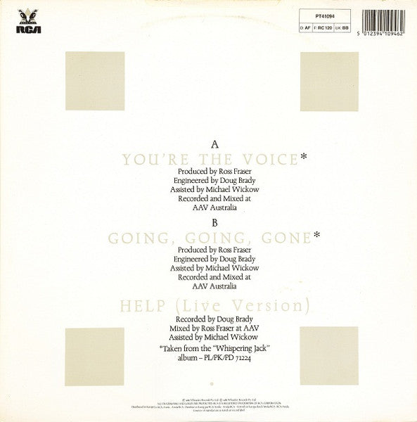 John Farnham – You're The Voice (NM, FUNDA VG+) BOX10