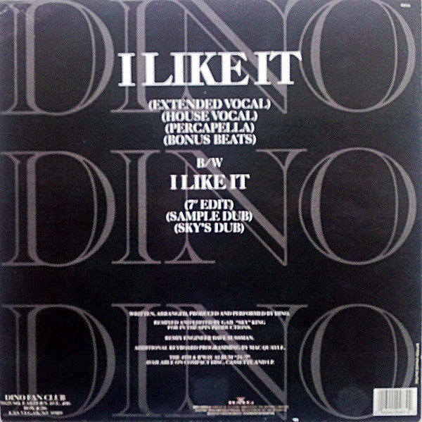 Dino – I Like It (EX) BOXE2
