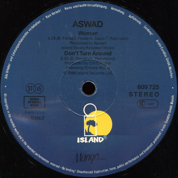 Aswad – Don't Turn Around (EX) BOX22