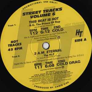 Various – Street Tracks Volume 6 (NM, FUNDA VG+ CO. PEQUEÑA PEGATINA CON BPM) BOX30