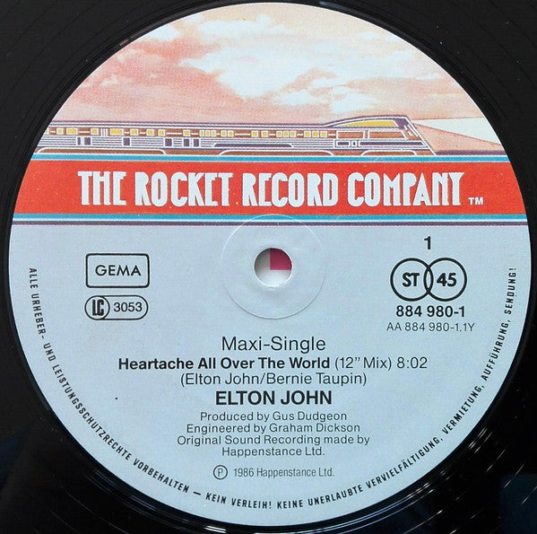 Elton John – Heartache All Over The World (VG+) BOX14