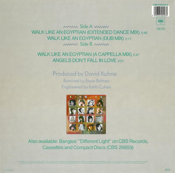 Bangles – Walk Like An Egyptian (EX, FUNDA VG+) BOX23