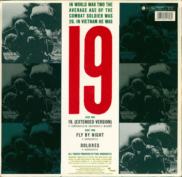 Paul Hardcastle – 19 (Extended Version) VG+ BOX15