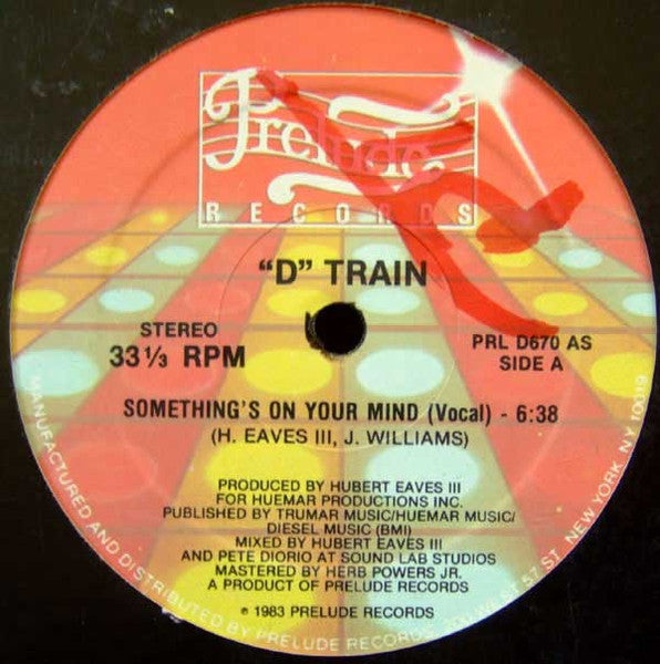 "D" Train* – Something's On Your Mind (NM, FUNDA GENÉRICA VG+) BOXE1