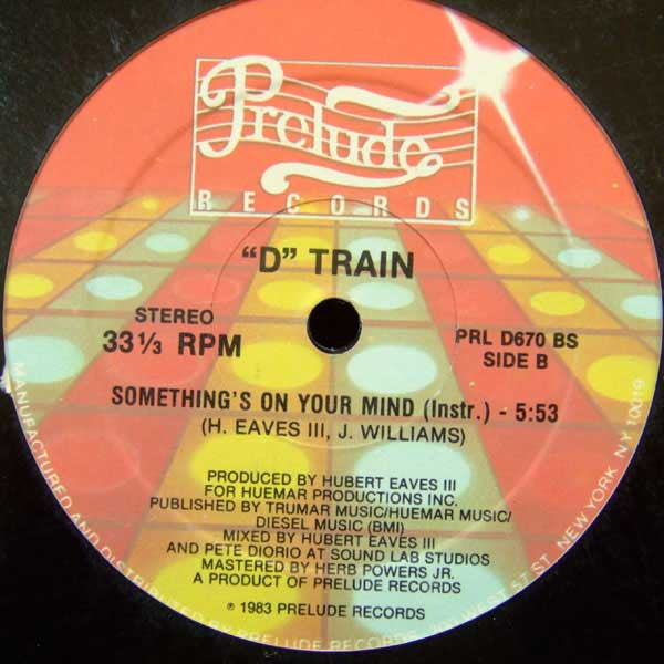 "D" Train* – Something's On Your Mind (NM, FUNDA GENÉRICA VG+) BOXE1