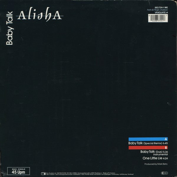 Alisha – Baby Talk (NM, FUNDA VG+) BOX6