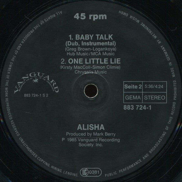 Alisha – Baby Talk (NM, FUNDA EX) BOX31