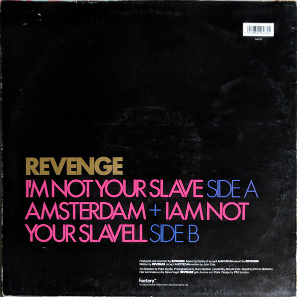 Revenge – I'm Not Your Slave + Amsterdam (VG+) BOXE1