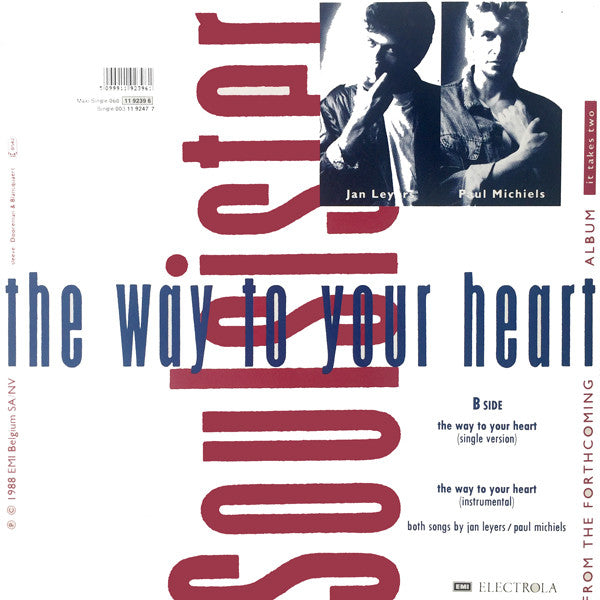 Soulsister – The Way To Your Heart (NM, FUNDA EX) BOX12