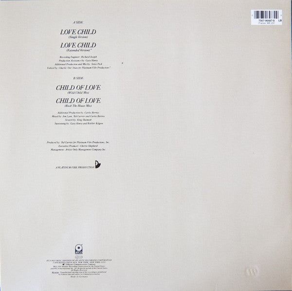 New York Sweet Sensation – Love Child / Child Of Love (VG+) BOX6