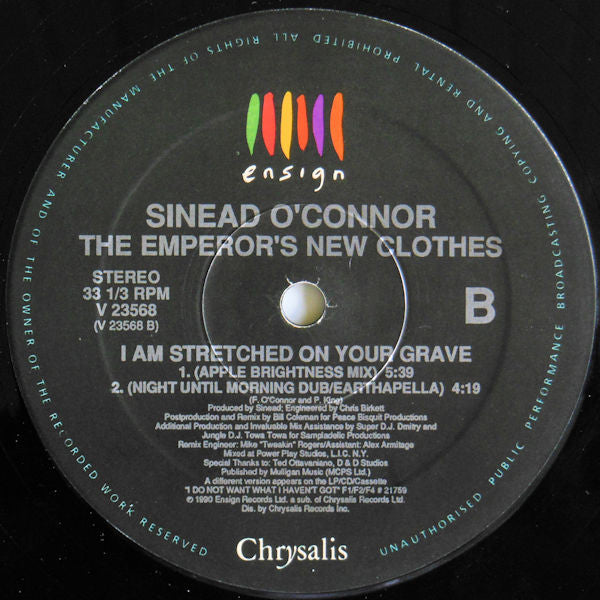Sinéad O'Connor – The Emperor's New Clothes (NM, FUNDA VG+) BOX34