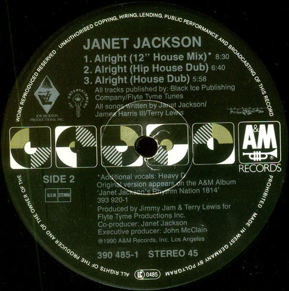 Janet Jackson – Alright (VG+) BOX12