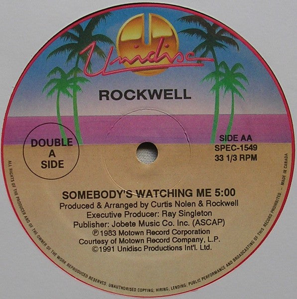 Pebbles / Rockwell – Girlfriend / Somebody's Watching Me (NM) BOX10