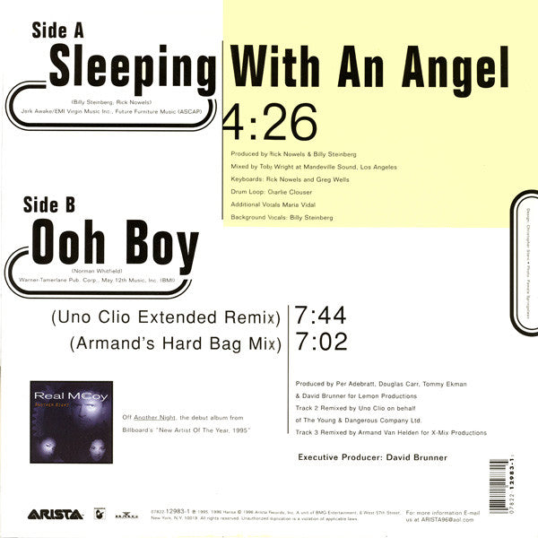 Real McCoy – Sleeping With An Angel / Ooh Boy (NM) BOX5