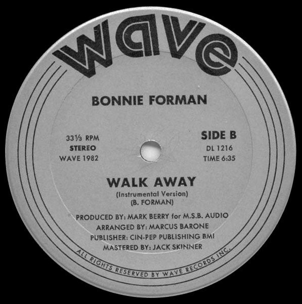 Bonnie Forman – Walk Away (NM,FUNDA GENÉRICA) BOXE1