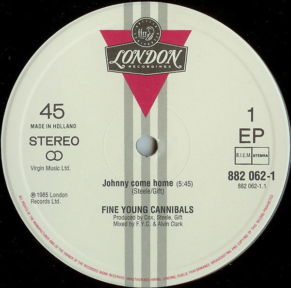 Fine Young Cannibals – Johnny Come Home (VG+) BOX6