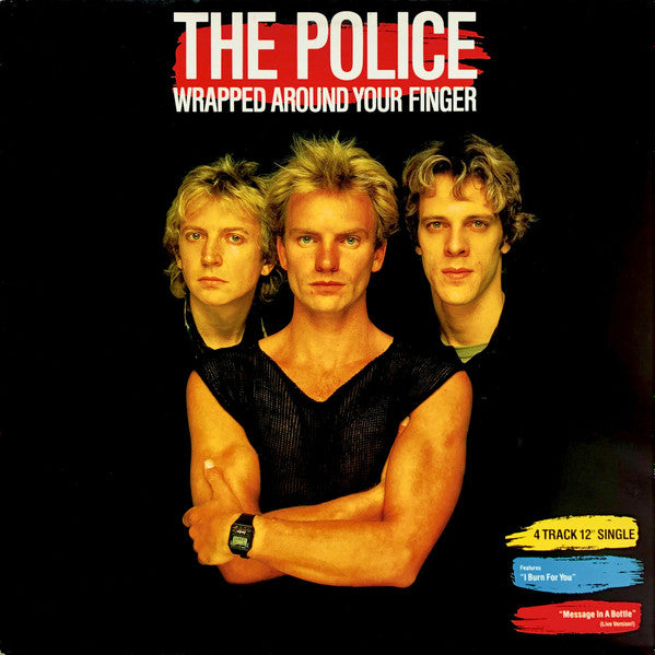 The Police – Wrapped Around Your Finger - Message In A Bottle - Live Version (NM, FUNDA VG+) BOX12