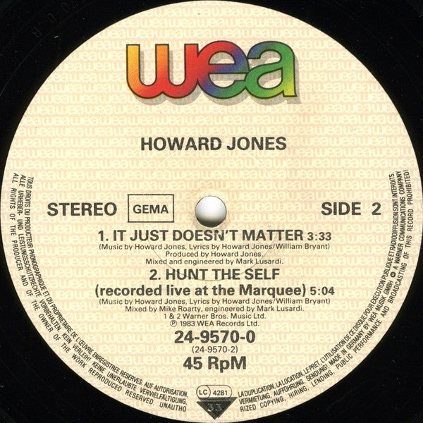 Howard Jones – What Is Love? (NM, FUNDA EX) BOX11