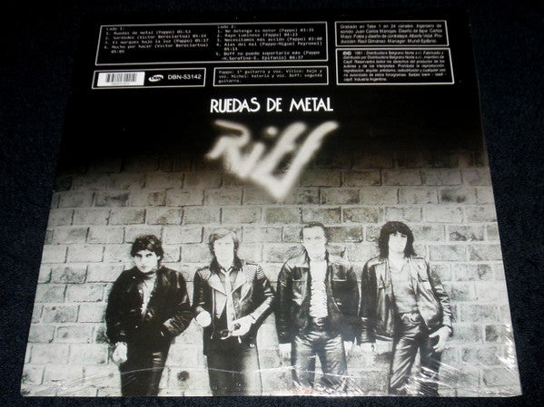 Riff – Ruedas De Metal (NUEVO, SELLADO) BOXV2