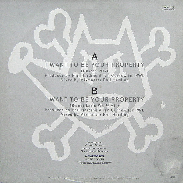Blue Mercedes – I Want To Be Your Property (NM, FUNDA EX) BOX5