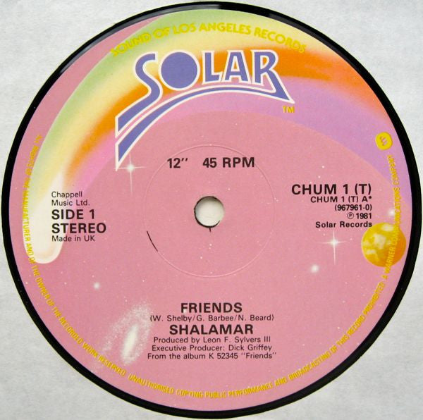 Shalamar – Friends (NM, FUNDA VG+) BOX17