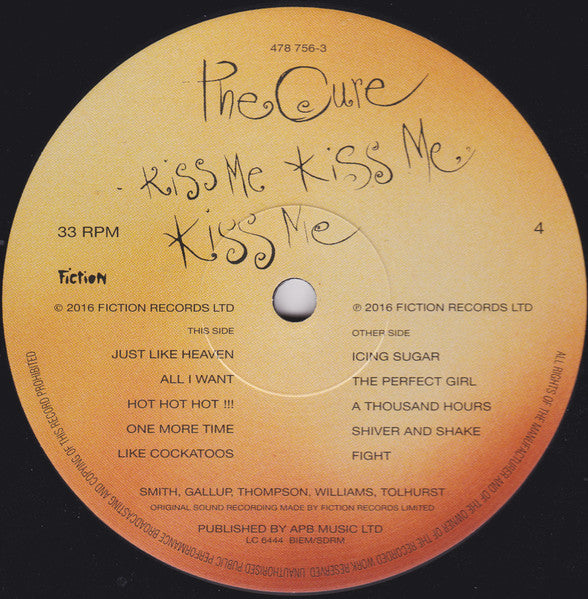 The Cure – Kiss Me Kiss Me Kiss Me / DISCO DOBLE (NUEVO, SELLADO) BOXV2