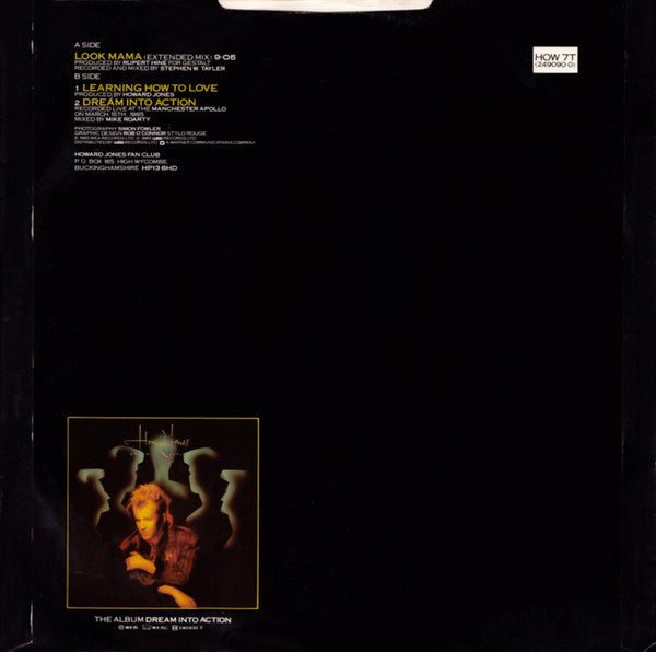 Howard Jones – Look Mama (Extended Mix) Pequeña marca al final del lado A, no afecta sonido (VG+) BOX6