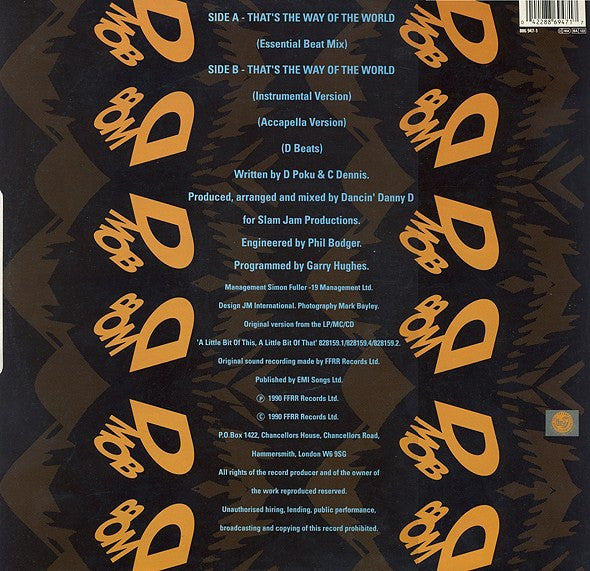 D Mob With Cathy Dennis – That's The Way Of The World (NM) BOX11