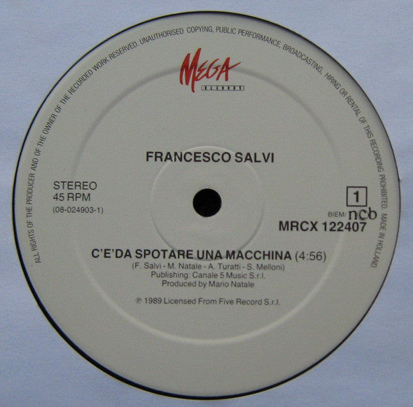 Francesco Salvi – C'è Da Spostare Una Macchina (NM, FUNDA EX) BOX21