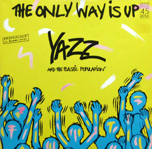 Yazz And The Plastic Population – The Only Way Is Up - Disco azul (EX, FUNDA VG+) BOX8