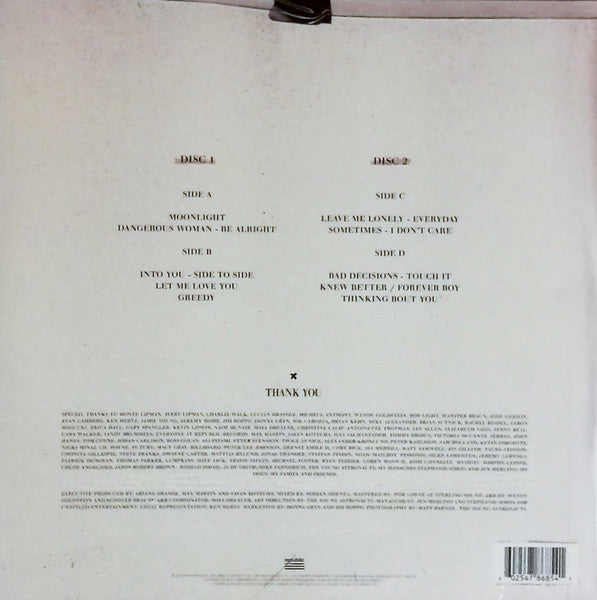 Ariana Grande – Dangerous Woman / DISCO DOBLE (NUEVO, SELLADO) BOXV34