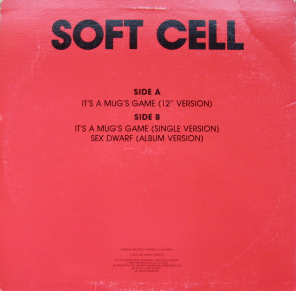 Soft Cell – It's A Mug's Game (VG+) BOXE2