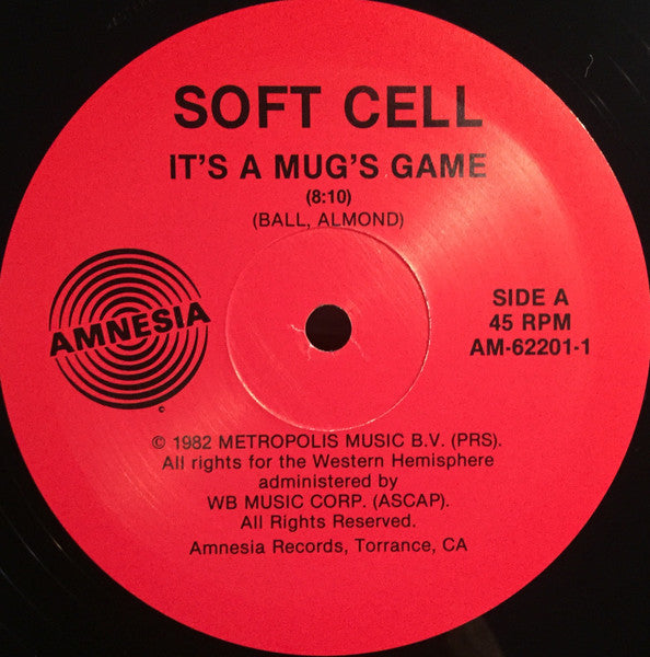 Soft Cell – It's A Mug's Game (VG+) BOXE2